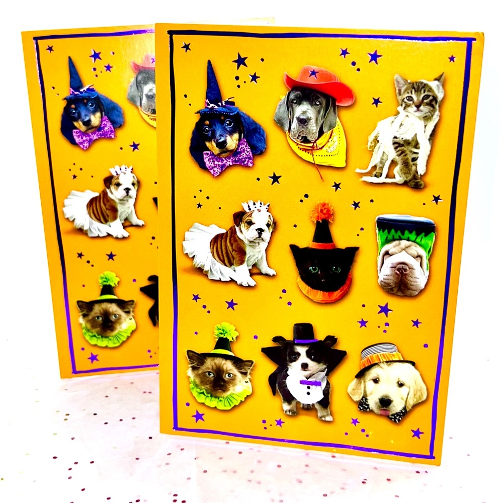 2 for $6! Puppies and Kittens in Costumes Cards! 🐶 🐈 ✨